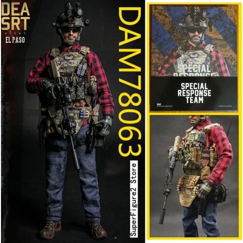 DAMTOYS 78063 1/6 Male Solider DEA SRT Special Response Team AGENT EL PASO Full Set Action Figure IN STOCK