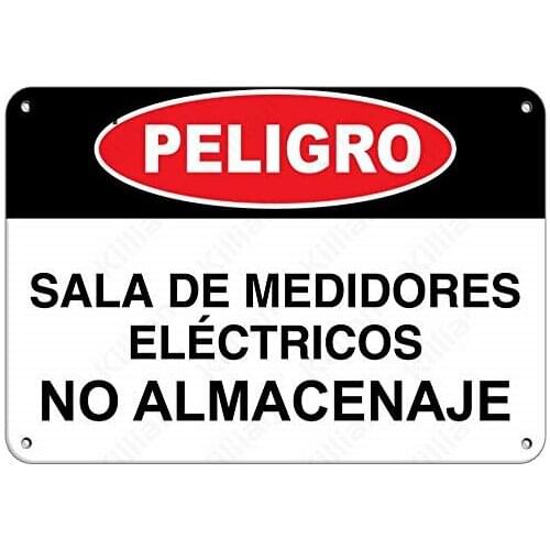 Warning Sign Metal Plaque Garage Text Metal Plate Tank Car Metal Painting Metal Poster Bar Shop Basement Home Decoration