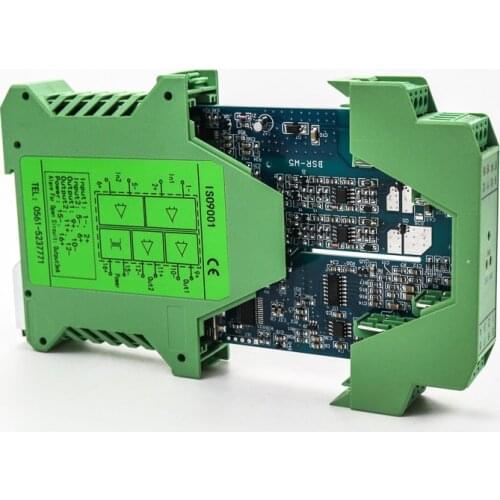 1 in 2 out pt100 temperature converter with high accuracy signal isolation transmitter 4 20ma loop powered output