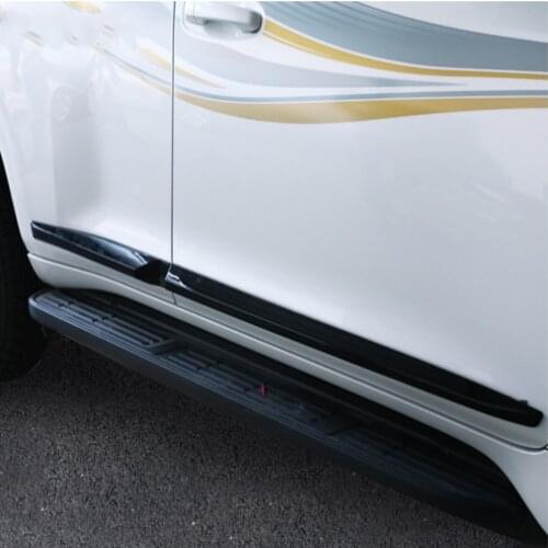 Applied to Model 10-21 Body Trim Prado Anti-collision Anti Friction Domineering Door Light Strip Changed Black Warrior