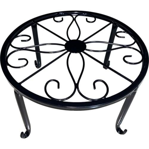 Durable Metal Plant Holder, 24cm Indoor Rustproof Iron Plant Holder, For Garden Containers Outdoor Round Flower Pot Holder