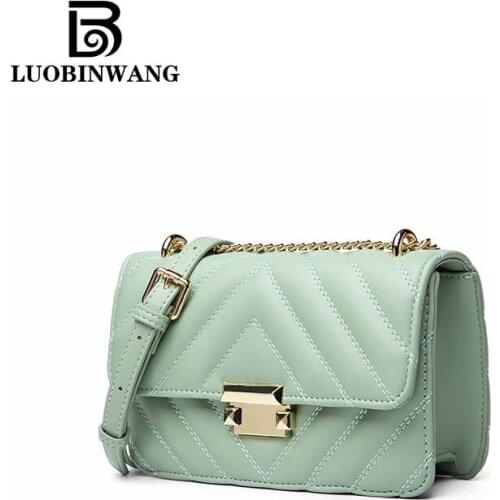 Luxury handbags women bags designer PU Leather Fashion Flap Small Shoulder Bag Ladies cross body bags Chains mini Messenger Bag
