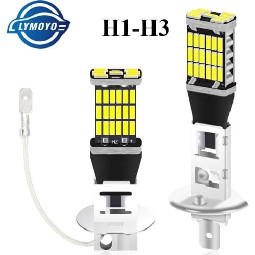 1pc car H1 led H3 led canbus 4014 super drl 26/45 LED Tail Headlamp Fog Light Daytime Running Light 12V auto Motorcycle Lamp