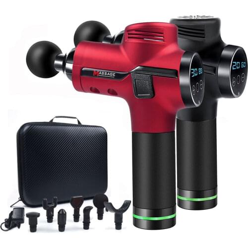 105° All-Round Deep Tissue Muscle Massage Gun Pain Exercising Relaxation Massager Fascia Gun 7 Heads