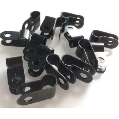 500ps R-Type CABLE CLAMPS NYLON BLACK HOSE WIRE ELECTRICAL UV 1/5-3/4" Inch
