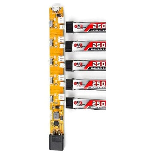 5in1 XT60 Connector 3.7V 1S Lipo Battery Charger Switchable 200mAh/500aMh For Kingkong Tiny6/7 Inductrix 3.7V PH1.25 2.0 SYMA