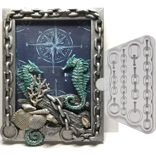 Chains Silicone Moulds Fondant Cakes Decorating Tools Silicone Molds Sugarcraft Chocolate Baking Tools For Cakes Gumpaste Form