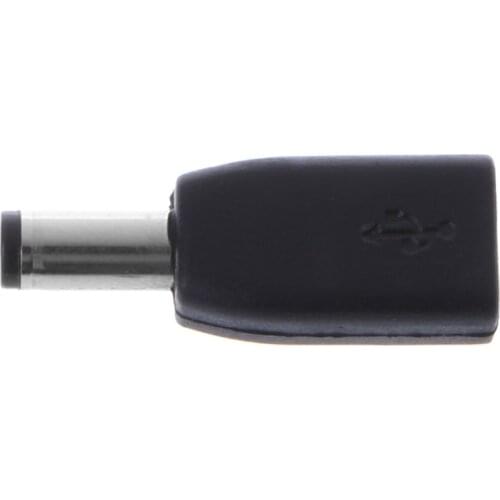 DC 5.5x2.1mm Male Plug To Micro USB Female Connector Adapter Charge Converter