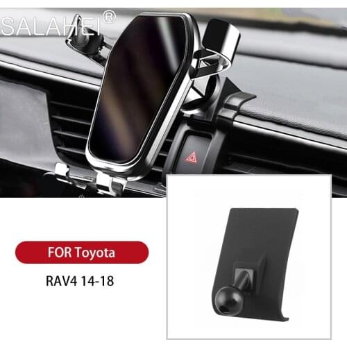 Phone Holder For Toyota RAV4 2014 2015 2016 2017 2018 Dashboard Air Vent Car Cellphone Mount 360 Degree Rotation Stand Accessory
