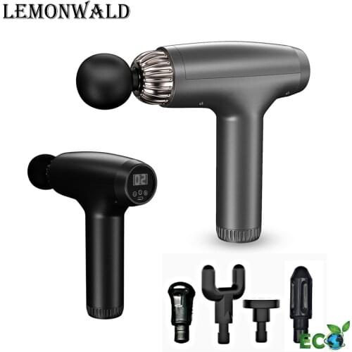 LEMONWALD Electric Massage Gun Fascia Gun Muscle Massager Relaxation And Pain Relief Exercise, USB Charging
