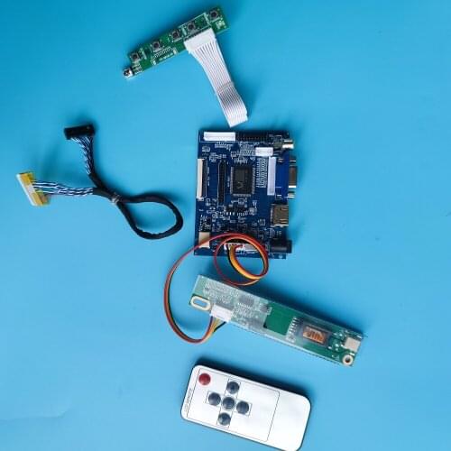 Controller Board kit For 2AV display panel 12.1" HT12X12-100/HT12X21 1024×768 Work HDMI VGA LCD Screen remote 20pin