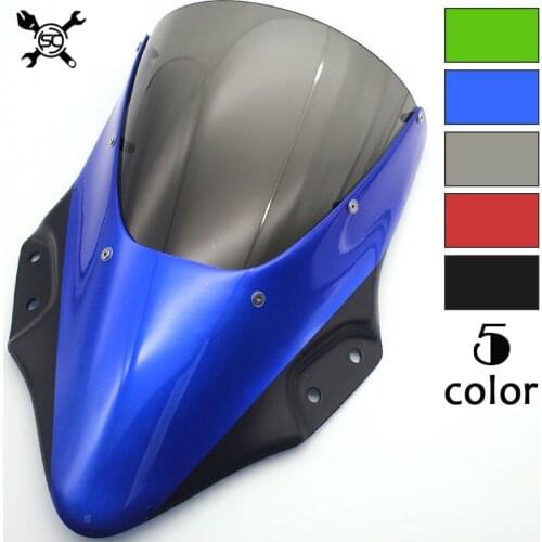 Motorcycle Viser VIsor WindScreen Windshield Fits For Kawasaki NINJA 250 400 18 19 NINJA250 NINJA400 2018 2019 Double Bubble