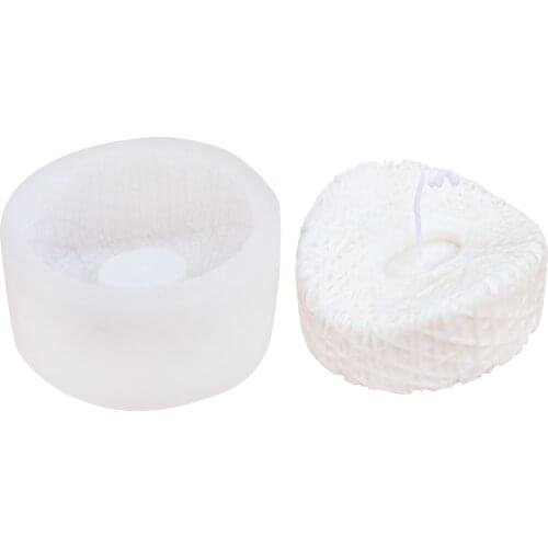 Creative Birds Nest Candle Mould Ornaments Wax Soap Plaster Statue Handicraft Tool Cake Baking Pan DIY Silicone Soap Mold