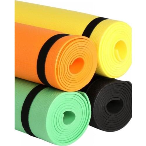 4mm EVA Indoor Fitness Thick Dampproof Yoga Mat Anti-slip Anti-Tear Foldable Gym Workout Fitness Pad Sports Accessories