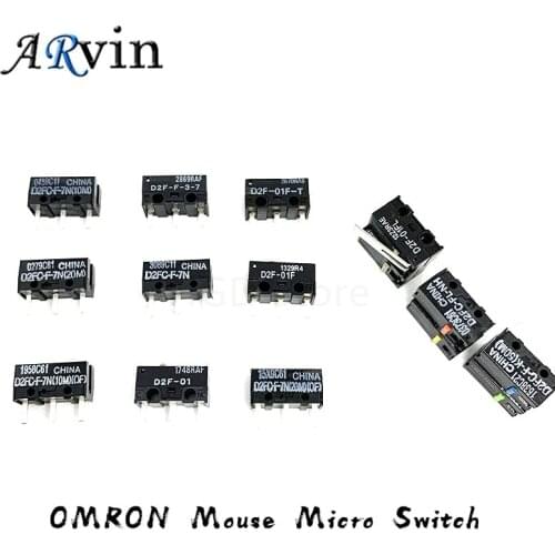 OMRON Mouse Micro Switch D2FC-F-7N 10M 20M OF Mouse Button D2FC-F-K(50m) FL-NH D2FS-F-N D2F-F D2F-01F-T D2F-F-3-7 Free shipping