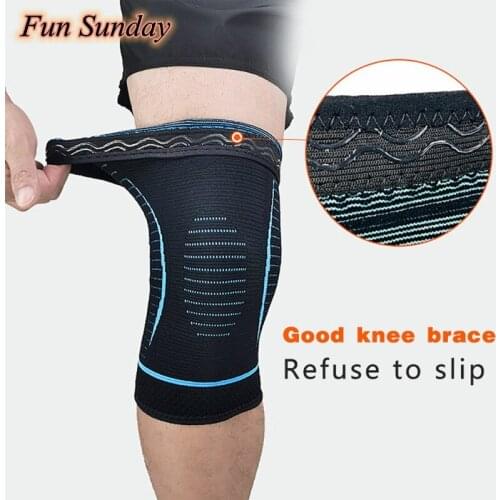 Knee Pad Breathable Warmth Training Elastic Knee Brace Support Compression Sleeves For Running Pain Relief Injury Recove