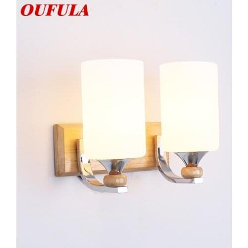 OUFULA Wall Lamps Contemporary Simple LED Sconces Lights Fashion Indoor For Home Bedside