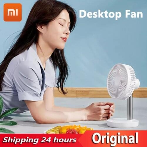 YOUPIN Jipin Desktop Fan Indoor Type-C Charging Fan Mute Student Cooler Four-speed Control With Fragrance Box Portable Fans