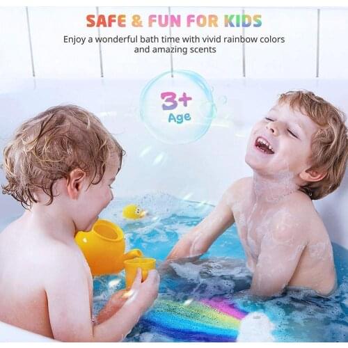 Natural Skin Care Cloud Rainbow Bath Salt Exfoliating Moisturizing Ball Dropshipping Bath Bath Bombs Bubble Supplies Essent U2K6