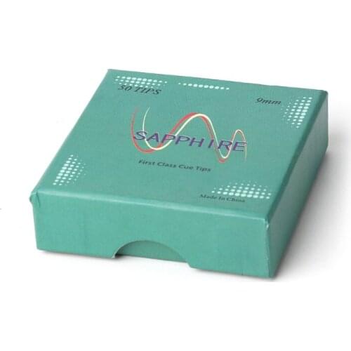 270C 50pcs 9mm 10mm Blue Billiard Pool Cue Tips Hardness Snooker Stick Accessories