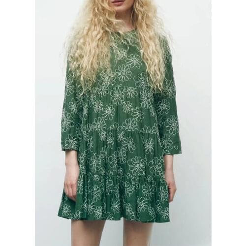 Летние платья с рукавами TF·MLN China At AliExpress