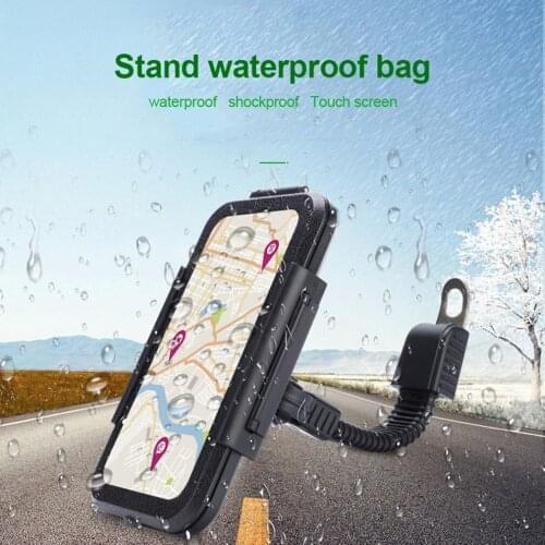 Bike Handlebar Phone Holder Waterproof Bicycle Case Shockproof Tube Cycling Phone Mount For GPS Bike Accessories