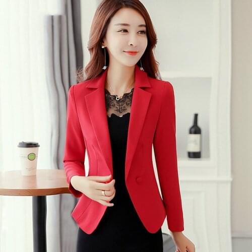 2021 Autumn Korean Version Women Black Blazer New Style Winter Double-breasted Pure Color Designs Work Wear Female Fashion Tops