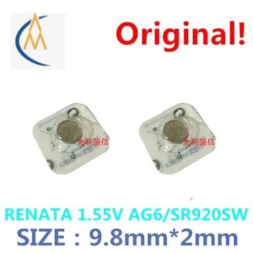 2PCS Swiss AG6 / LR920/371 a / 171/921 button battery electronic watch quartz watch for the pilot electronic prod