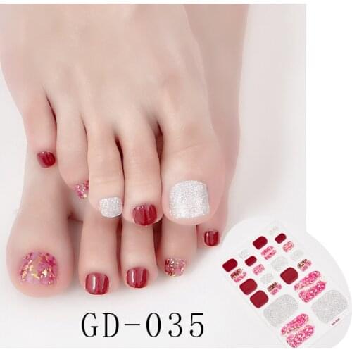 22 Tips/Sheet Loveliness Valentines Nail Art Stickers Designed Manicure Decoration Nail Tape Nail Tips Nails Art Decoration