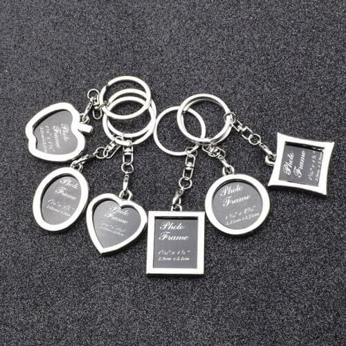 2pcs Baby Shower Wedding Decorations Heart Picture Frame Keychain Birthday Party Decorations Kids Bachelorette Party Diy Decor