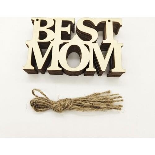 2021 10pcs Fathers Day Mothers Day Wooden Crafts Creative Home Gifts Wooden Ornaments Hollow Decor Wholesale Drop Shipping