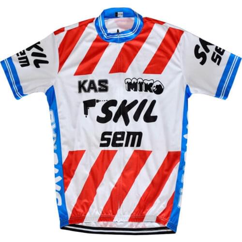 Cycling jersey men summer short sleeve cycling tops team retro bicycle clothing breathable bike jersey maillot ciclismo