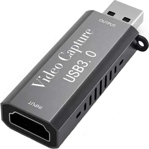 HDMI Video Capture Card, 4K HDMI to USB 3.0 Game Capture 1080P Audio Video Grabber for Live Streaming Gaming Conference