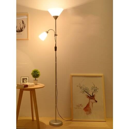 Best selling PVC floor lamp popular 2 lights E27 floor lamp reading lamp standing lamp floor lamp for living room