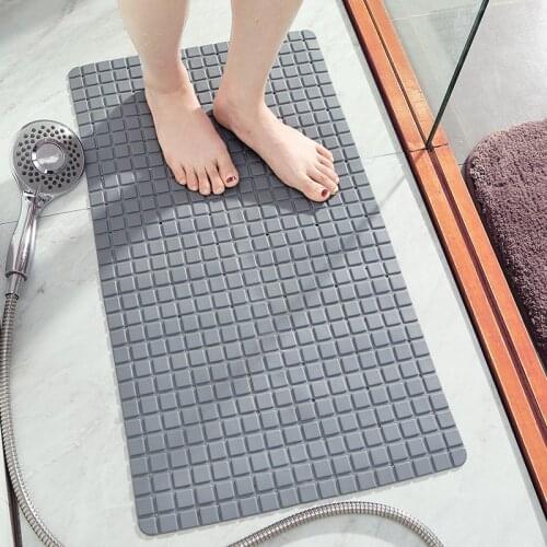 Bathroom Massage Suction Mat Anti-Slip Shower Mat Non-slip Bathtub Mat PVC Plaid Mat