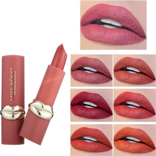 MISS ROSE Matte Mist Velvet Non Sticky Lipstick Lip Cream Moisturizing Cosmetic