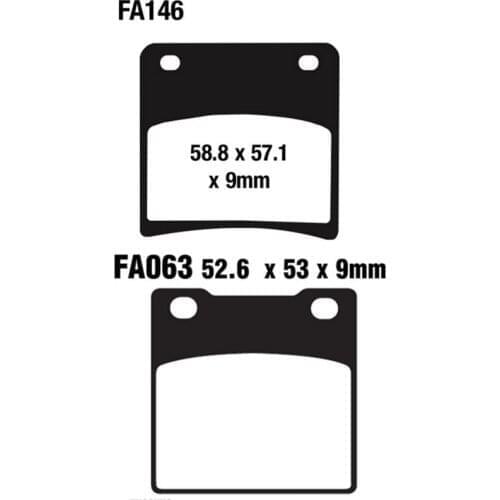 Motorcycle For Suzuki GSX 600 F GSX600 GSX600F Katana 1988-1997 GSX 750 F Katana GSX750 GSX750F 1989-1997 Brake Pads Front Rear