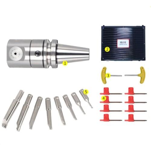 Bt30 bt40 bt50 nt40 nt50 r8 mt4 sk40 NBJ16 CNC Boring Head, Fine Tuning and Fine Boring Boring cutter set Fine boring