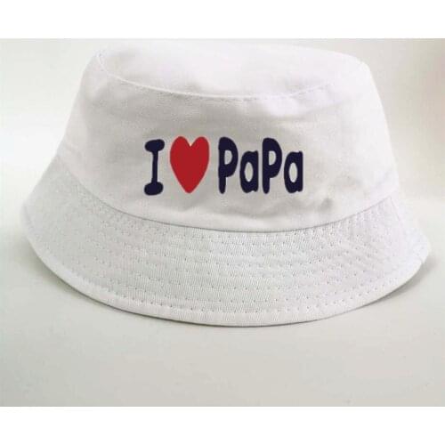 3-8 years fashion bucket hat for baby girls and boys cotton cap double sides wearable world printed hat