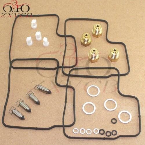 For VF700C Interceptor 700 VF750S VFR750 VFR750F VF VFR 700 750 S F Motorcycle carburetor repair kit floating needle seat parts