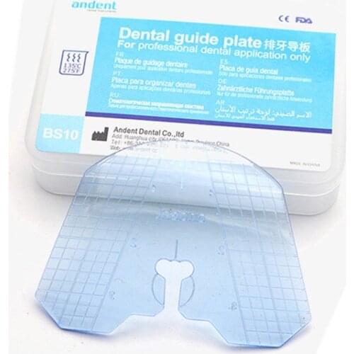 1pcs Dental plastic guide plate teeth arrangement on denture acrylic work for Dental laboratory