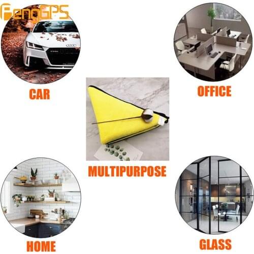 ZWNAV Car Towel Solid Color Soft Square Car Cleaning Towel Microfiber Hair Hand Bathroom Towels