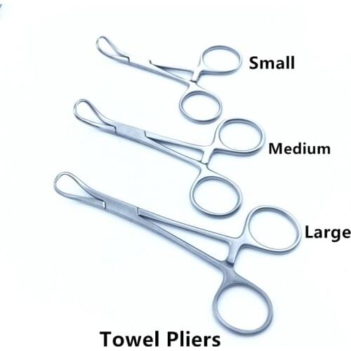 Towel Camp Fixed Cloth Towel Plus surgical Bag Cloth Pliers lifting a towel pliers pointed collet surgery tool