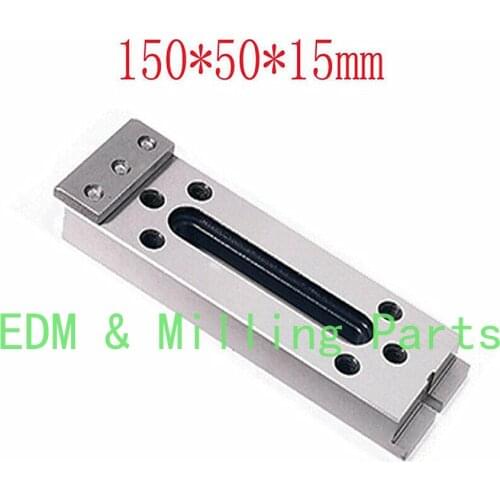 CNC Wire EDM Fixture Board Stainless Steel Jig Lathe Clamp Tool Wire Cut EDM 150x50x15mm