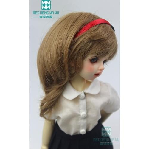 Bjd doll hair for 1/3 1/4 1/6 BJD/SD doll wigs Accessories Naturally shoulder big curls
