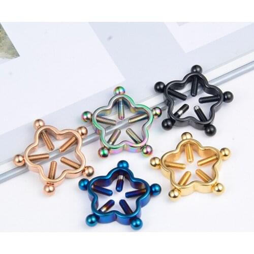 Nipple clamp Masturbating tits toys Bell nipple training toy Nipple entrainment metal chain Nipple Piercing Jewelry Non Piercing