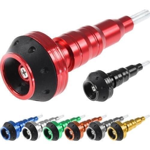 1 PC Anti Crash Universal Falling Protectors Caps engine protection Crash Pad Motorcycle CNC Aluminum Alloy Frame Slider