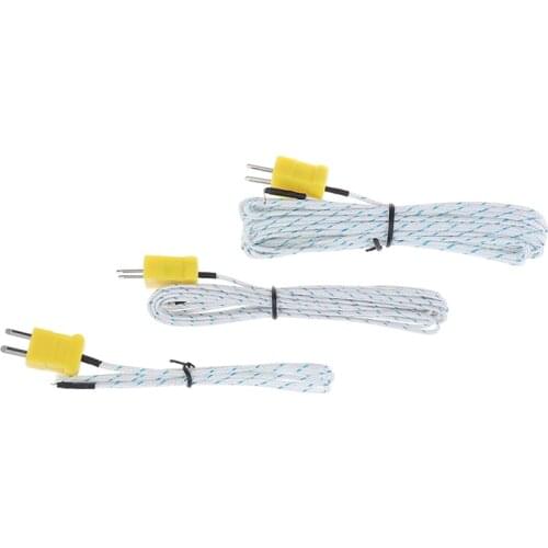 1Pcs Wire Temperature Test K-type TP-01 Thermo Sensor Probe For TM-902C TES-1310