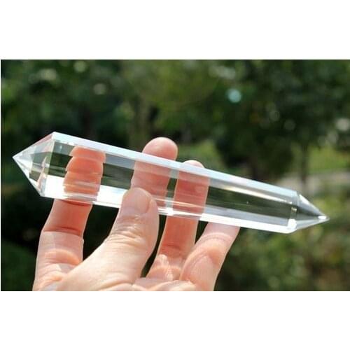 13 Sided VOGEL Style Natural 100% Clear QUARTZ CRYSTAL DT POINT Healing 132g