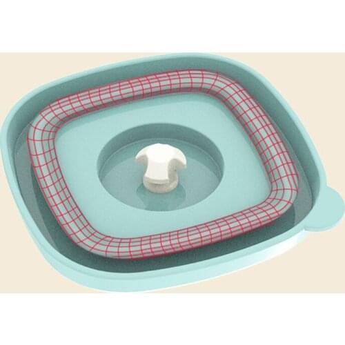 6 Pcs/Set Baby Food Organizer Storage Plastic Containers Freezing Cubes Tray Pots Freezer